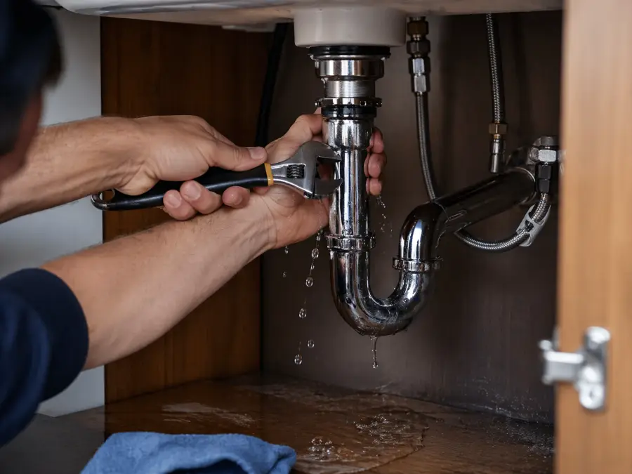 Débouchage d’un siphon d’évier